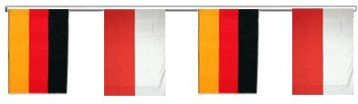 Flaggenfritze® Freundschaftskette Deutschland - Polen