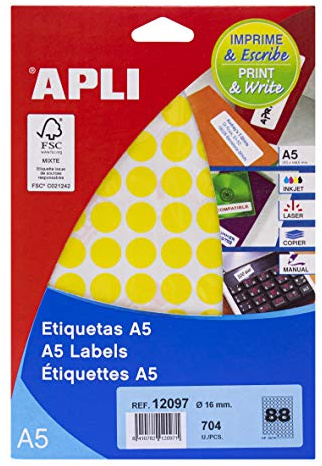 Apli 12097 – Blister mit Etiketten