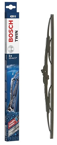 Bosch Scheibenwischer Twin420U, Länge: 425mm – einzelner Scheibenwischer für Frontscheibe