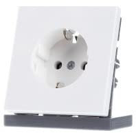 SCHUKO Steckdose 16A 250V, alpinweiß LS 1521 WW 4011377081802 Jung
