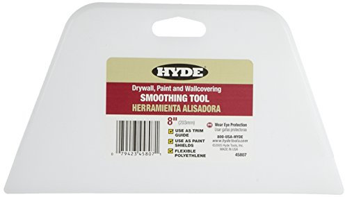 Hyde 45807 20,3 cm Blanc Revêtement mural Outil de lissage (lot de 1)