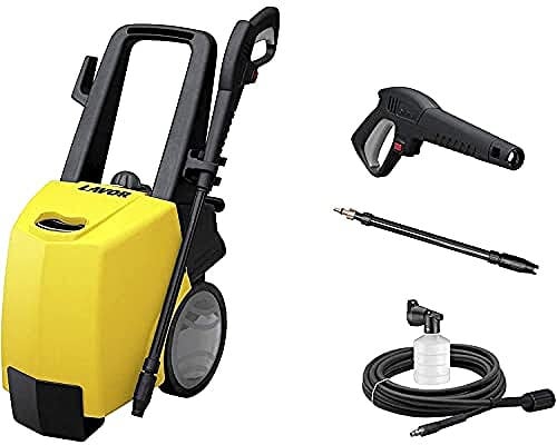 Lavor Idropulitrice ad Acqua Calda e Fredda ADVANCED, 2300 W, 230 V, 145 bar max, 450 l/h max, Tubo Alta Pressione Rinforzato da 8 m, Lancia Alta Pressione in Ottone