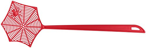 Fackelmann TECNO - Matamoscas con ojal para colgar (color: verde, azul, amarillo, rojo, no seleccionable), cantidad: 1 unidad