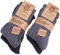 BRUBAKER 4 Paar Alpaka Socken Grautöne aus Alpakawolle 35-38
