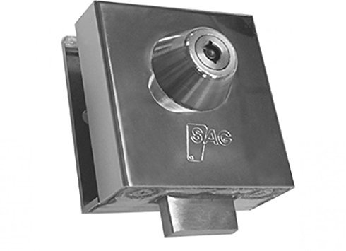 Cerradura acero inox para cristal cr