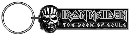 Iron Maiden Schlüsselring Book of Souls Eddie Band Logo offiziell Nue Metal