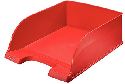 LEITZ Briefablage Plus Jumbo, DIN A4, Polystyrol, rot