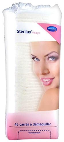 Hartmann Set de 45 Stérilux Carrés Démaquillants Visage Coton