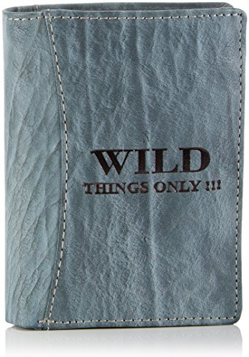 Bag Street DrachenLeder Herren Brieftasche Geldbörse blau Leder 12x2x10cm OPJ103B Leder Portemonnaie