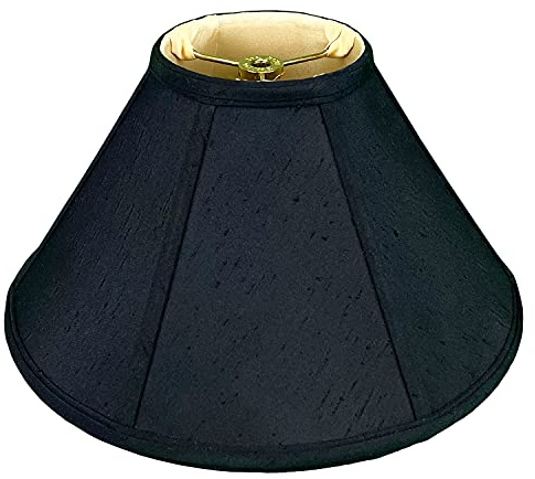 Royal Designs Empire Lampenschirm, Schwarz, 4,5 x 12 x 7,5