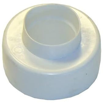 Flushpipe connector - white universal