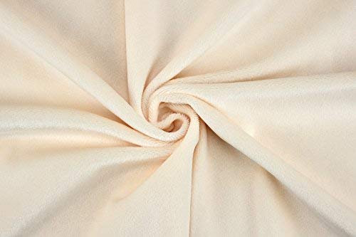 Microfaser-Plüsch Stoff SHORTY als Meterware in vielen Farben - 1,5mm Florlänge, EN71-3 & EN 71-9 zertifiziert (hautfarben)