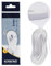 KORBOND Blanca m-110370 Cinta de Goma elástica, arreglos de Ropa, cinturillas, puños, confección, Manualidades, remiendos, Mezcla de poliéster Duradera, 6 mm x 3 m