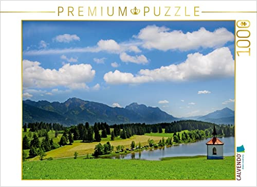 CALVENDO Puzzle Kapelle bei Hegratsried, Ostallgäu | 1000 Teile Lege-Größe 64 x 48 cm Foto-Puzzle für glückliche Stunden