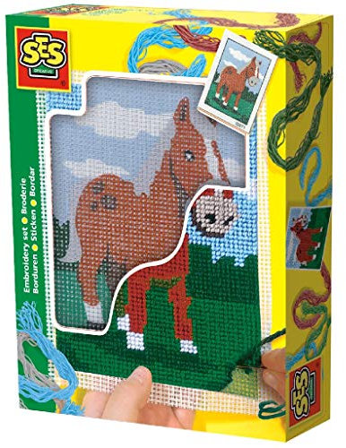 SES 867 Creative Sticken, Pferde-Motiv, Mehrfarbig