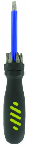 Silverline Multi-Bit Screwdriver with Telescopic Pick-Up Magnet 7 Driver Bits (250547)