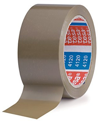 tesa PVC Verpackungsband (66m: 5mm) braun