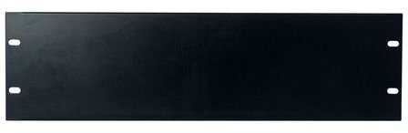 19 Blindpanel / Rackblende 3HE Metall, 2mm