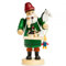 Sikora RM-A Räuchermännchen aus Holz 3 Größen Verschiedene Motive, Farbe/Modell:A12 grün - Souvenirhändler, Höhe in cm:Höhe ca. 15 cm