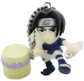 Naruto Keychain-Sasuke with Barrel