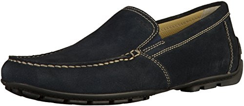 Geox Herren U Moner V Mokassins, Blau, 43 EU