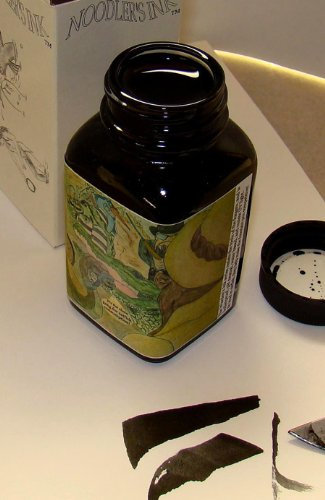 Noodler's Ink Refills Wardens Bad Black Moccasin Bottled Ink - ND-19061 by Noodler's Ink