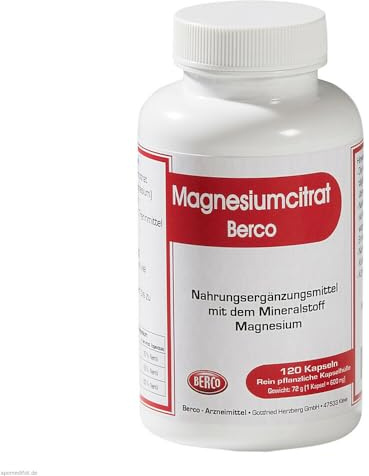 MAGNESIUMCITRAT Berco Kapseln 120 St