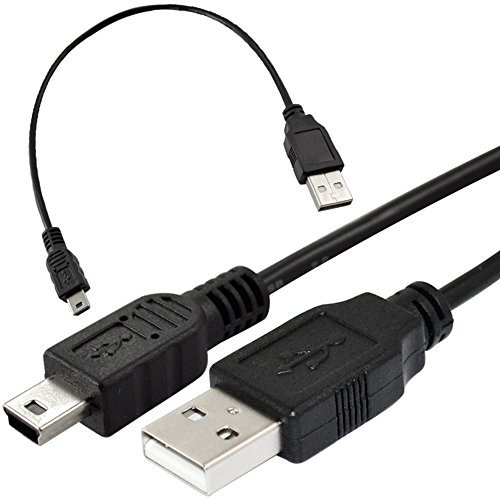 1ft / 30CM USB 2.0 A male plug to MINI B 5 PIN 5P male MP3 data leads cord Cable