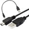 1ft / 30CM USB 2.0 A male plug to MINI B 5 PIN 5P male MP3 data leads cord Cable