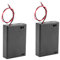 sourcing map 2 Pcs Wired ON/OFF Switch 3 x AA 4.5V Battery Holder Case w Cover