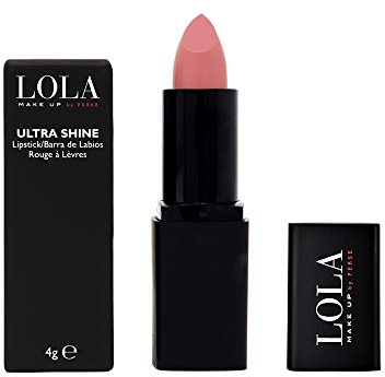 Lola Make-Up Ultra Shine Lipstick, Enriched With Antioxidant Vitamins A, C & E, Hyaluronic Acid No. 024 Candy Pink, Vegan
