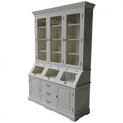 Casa Padrino Shabby Chic Landhaus Stil Schrank Buffetschrank 160cm ModF5 - Schrank Esszimmer