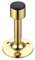 Skirting Mount Pedestal Door Stop - Polished Brass