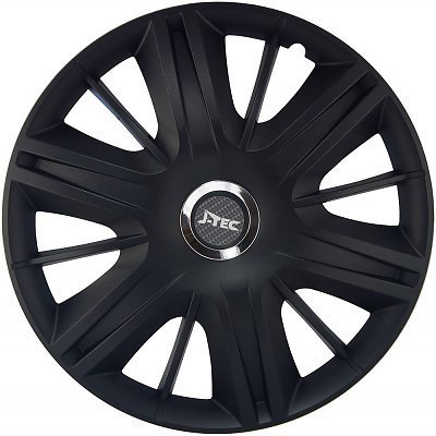 Auto-Radzierblenden Maximus Black B, 33 cm, 35,6 cm, 38,1 cm, 40,6 cm (13 / 14 / 15 / 16 Zoll), Radkappen, Schwarz, 4 Stück