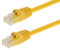 Monoprice Cat6 Ethernet Patch Cable - Snagless RJ45, Pure Bare Copper, 550MHz, UTP, 24AWG, 7 Feet, Yellow - Fullboot Series