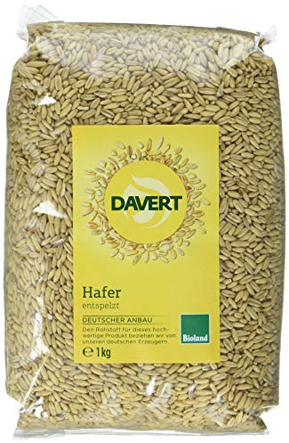 Davert Hafer entspelzt, 4er Pack (4 x 1 kg) - Bio