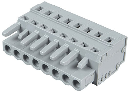 WAGO Kontakttechnik Federleiste 231-108/026-000 8pol., 5mm ger. Ein- und mehrpolige Klemmenleiste 4044918339919