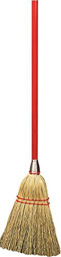 Carlisle FoodService Products 368100 Commercial Corn Lobby Broom, 34 Inches, Red