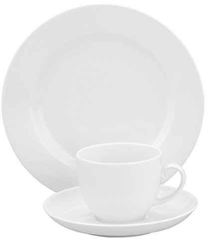 Seltmann Weiden 001.719978 Kaffeeservice 18-teilig Rondo, weiß