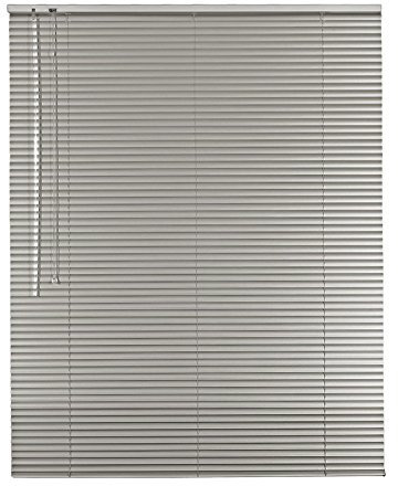 Original Easy-Shadow Aluminium Jalousie Jalousette Breite 240 x 180 cm Höhe in Farbe grau - Bedienseite links - Fensterjalousie Jalousien Alu-Jalousien Alu-Jalousetten Fenster Rollo Lamellenbreite 25 mm Lamellen / Maßanfertigung