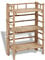vidaXL Blumenregal Bambus Holzregal Standregal Pflanzregal Bücherregal Regal