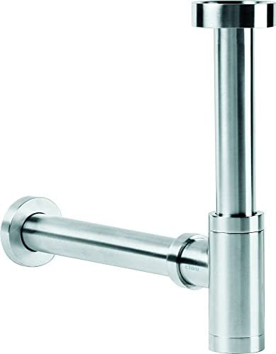 Clou Minisuk Siphon gebürsteter Edelstahl