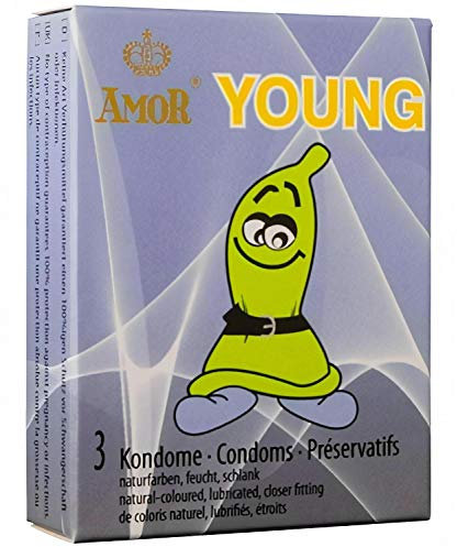 Amor Junge Kondome, 3-teilig
