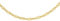 Carissima Gold Damen 9k (375) Gelbgold 1.2mm Diamantschliff Twist Panzerkette 1.13.0464 46cm/18zoll