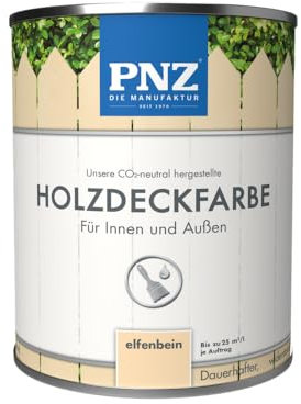 PNZ Holzdeckfarbe, Gebinde:2.5L, Farbe:elfenbein