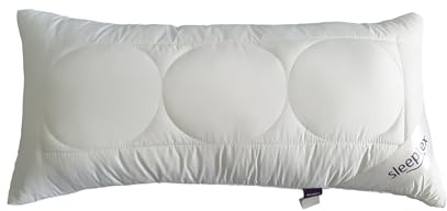 TM Maxx Sleeptex Orantes Kissen Steppkissen Kopfkissen Mikrofaser 40x80cm Füllung Faserbällchen Weiß 500g mit Reißverschluss um die Füllung zu Variieren. Marken Produkt