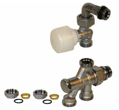 Giacomini - Grifería gas de radiador - Válvula 4 vías R438TG 1/2 x 16 - : R436IX052