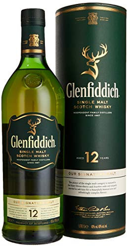 Glenfiddich 12 Years Old Single Malt Scotch Whisky 40% Vol. 1l in Giftbox