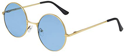 ASVP Shop® Vintage Retro Round Sunglasses Cyber Goggles Steampunk Punk Hippy