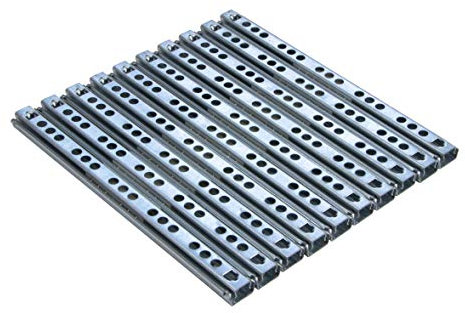 Gedotec Teleskopauszug Schubladenauszug 17 mm Teleskopschiene für Schubladen | Länge: 246 mm | Stahl verzinkt | Schubladenschienen Teilauszug | Tragkraft 12 kg | 5 Paar - Auszüge für Holz-Schubkästen